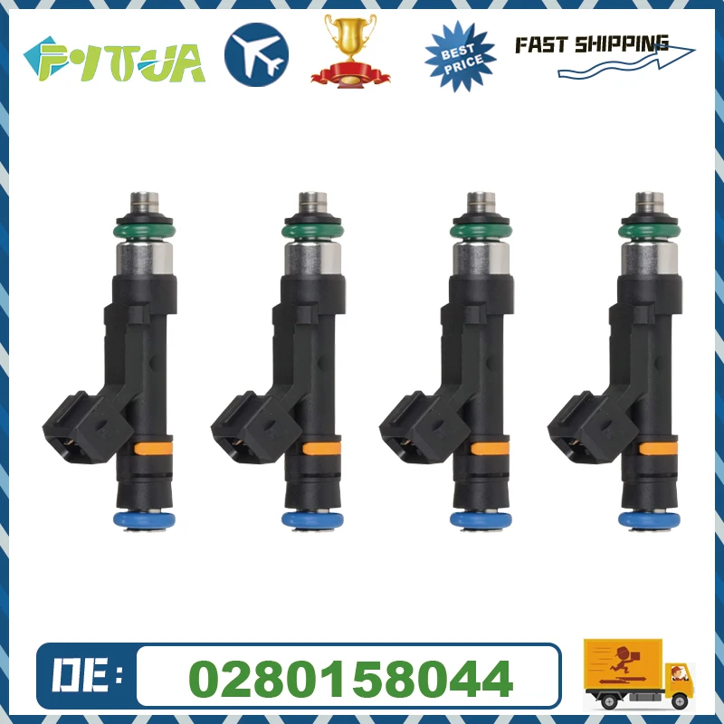 4pcs fuel Injector 0280158044 For Ford F-150 F-250 F-350 F150 F250 F350 E150 5.4L V8 2003-2005
4pcs fuel Injector 0280158044 For Ford F-150 F-250 F-350 F150 F250 F350 E150 5.4L V8 2003-2005