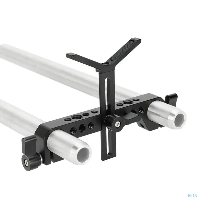 R91A Camera 19mm Y Shaped Lens Support Bracket Holder Height Adjustable For DSLR Sholuder Mount 19mm Support Systems
R91A Camera 19mm Y Shaped Lens Support Bracket Holder Height Adjustable For DSLR Sholuder Mount 19mm Support Systems