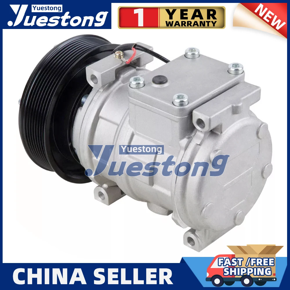 10PA17C AC Compressor For John Deere Replaces 447200-4933 4472002525 4472004932 4472004933 TY6764 TY24304
10PA17C AC Compressor For John Deere Replaces 447200-4933 4472002525 4472004932 4472004933 TY6764 TY24304