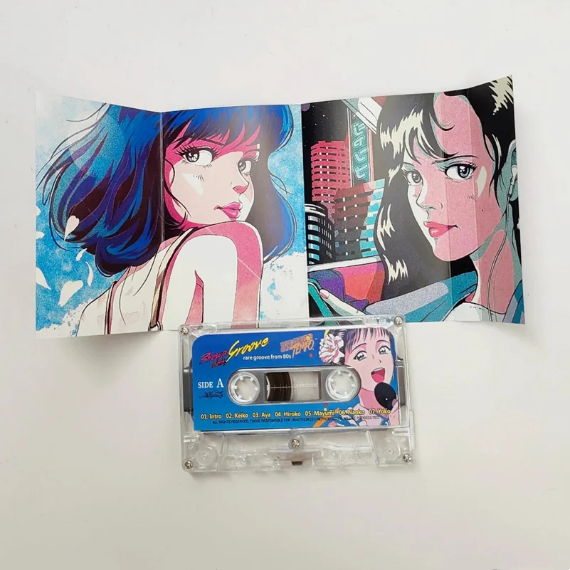 Музыкальная лента Vaporwave City Pop Night Tempo Showa Idol's Groove 2, альбом, интеллектуальные кассеты, записывающее устройство для косплея, Walkman Soundtracks Box
Музыкальная лента Vaporwave City Pop Night Tempo Showa Idol's Groove 2, альбом, интеллектуальные кассеты, записывающее устройство для косплея, Walkman Soundtracks Box