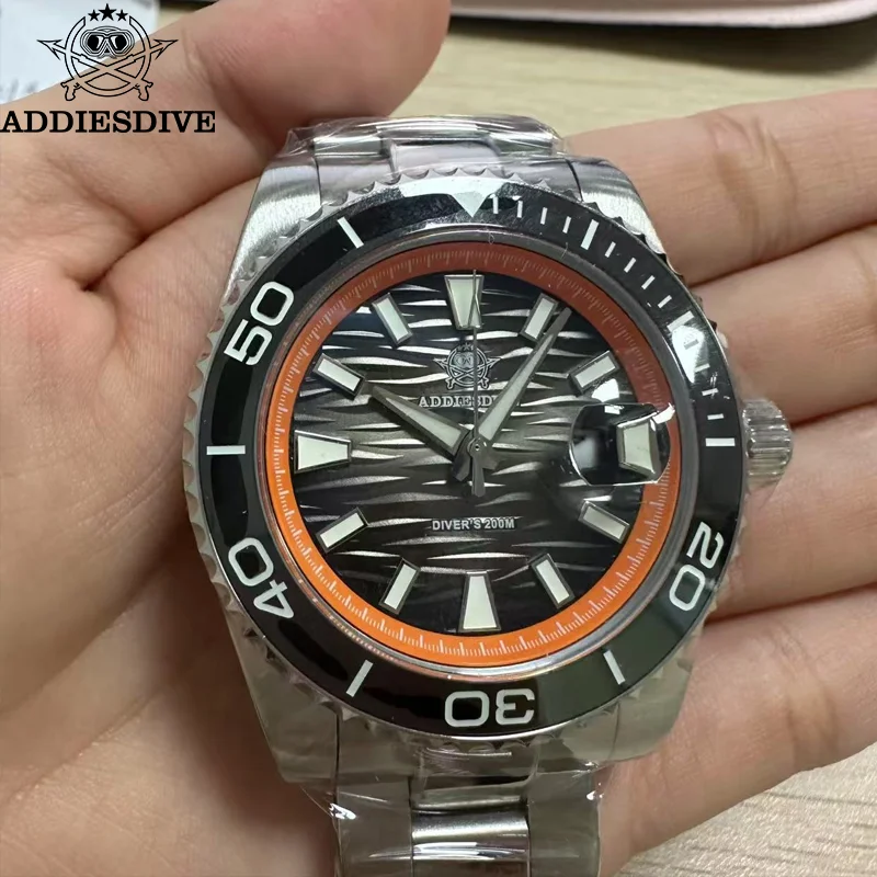 ADDIESDIVE 2025 New Quartz Watches For Men 41mm Wave Dial Bubble Mirror Glass 200m Waterproof Diver Watch Luminous reloj hombre 
ADDIESDIVE 2025 New Quartz Watches For Men 41mm Wave Dial Bubble Mirror Glass 200m Waterproof Diver Watch Luminous reloj hombre