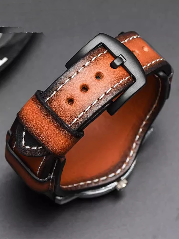 Leather Retro Strap Hand Brushed Watch Chain Base Style Leather Strap For Fossil Panerai Rolex Tudor waterproof Watch Accessorie
Leather Retro Strap Hand Brushed Watch Chain Base Style Leather Strap For Fossil Panerai Rolex Tudor waterproof Watch Accessorie