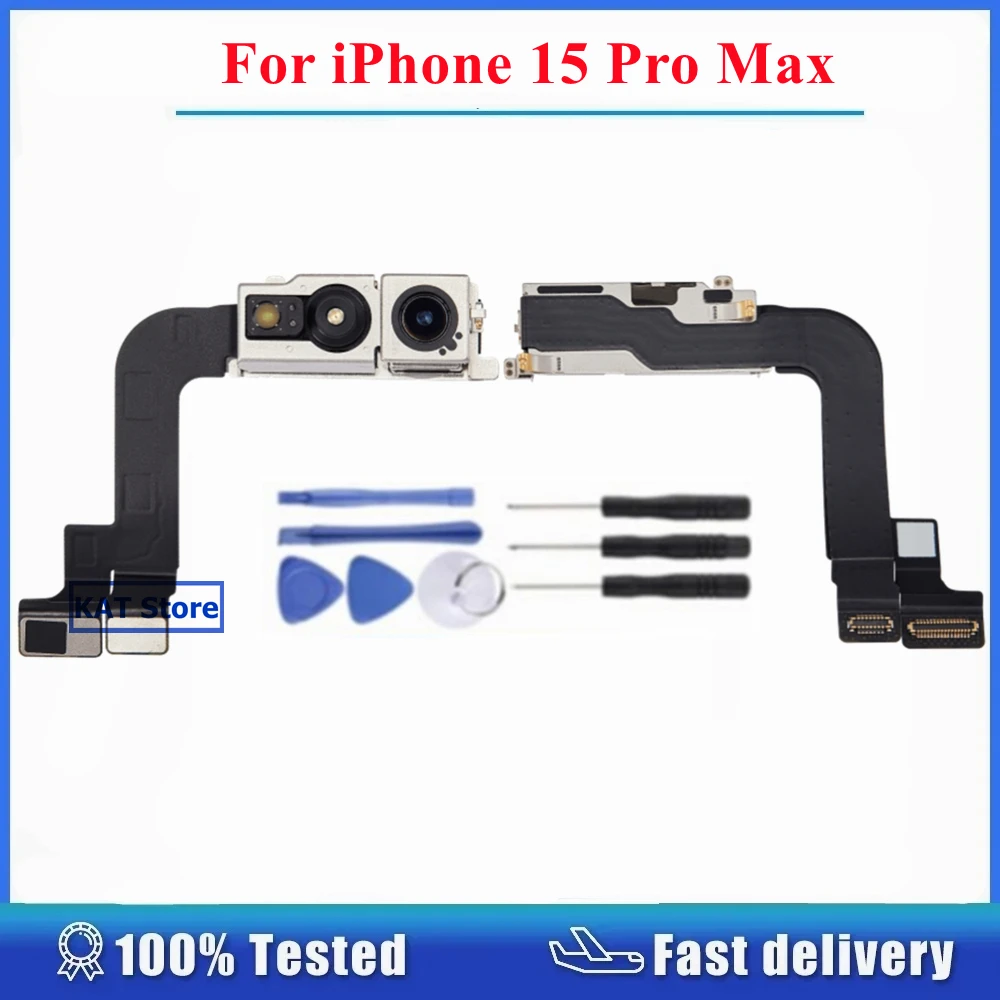 For iPhone 15 Pro Max Small Front Camera Video Call amera Module Flex Cable Ribbon Replacement Parts
For iPhone 15 Pro Max Small Front Camera Video Call amera Module Flex Cable Ribbon Replacement Parts