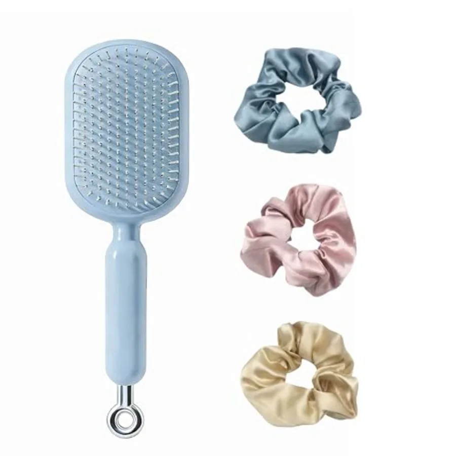 4PCS.Retractable Brush Anti-Static Air Cushion Massage Comb Self Cleaning Hair Brush For All Hair Types, Scrunchies For Women's
4PCS.Retractable Brush Anti-Static Air Cushion Massage Comb Self Cleaning Hair Brush For All Hair Types, Scrunchies For Women's