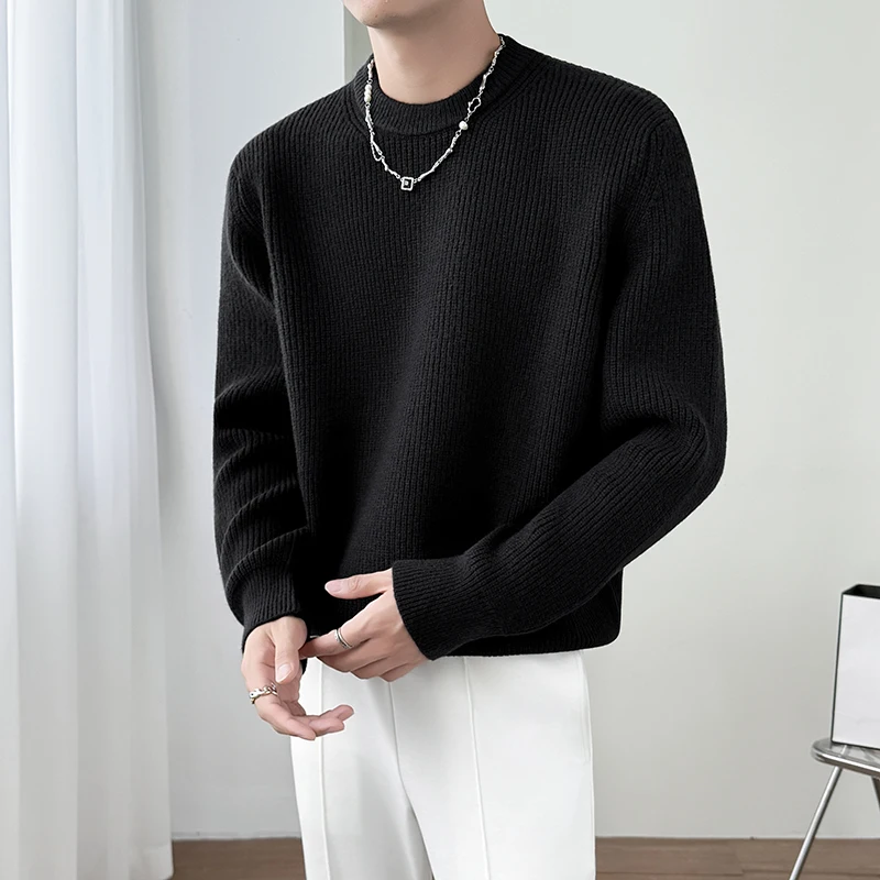 Warm Knitted Sweater Jaet Heavy Gauge round Ne Pullover Base Layer irt Trendy Autumn Winter Men's Faion Breathable
Warm Knitted Sweater Jaet Heavy Gauge round Ne Pullover Base Layer irt Trendy Autumn Winter Men's Faion Breathable