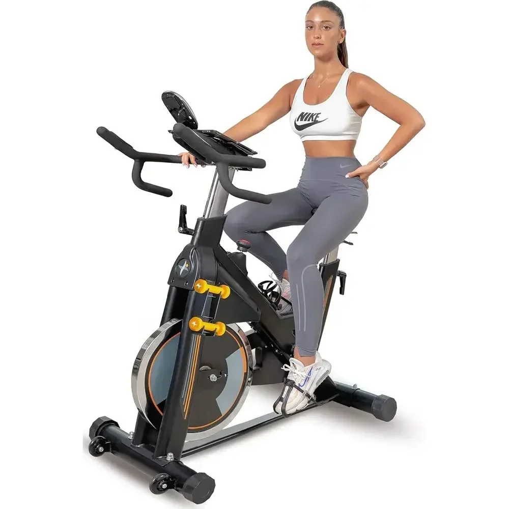 Heavy-Duty Indoor Exercise Bike with 115 LB Capacity and 2X1 LB Dumbbells, Ideal for Home Gym
Heavy-Duty Indoor Exercise Bike with 115 LB Capacity and 2X1 LB Dumbbells, Ideal for Home Gym