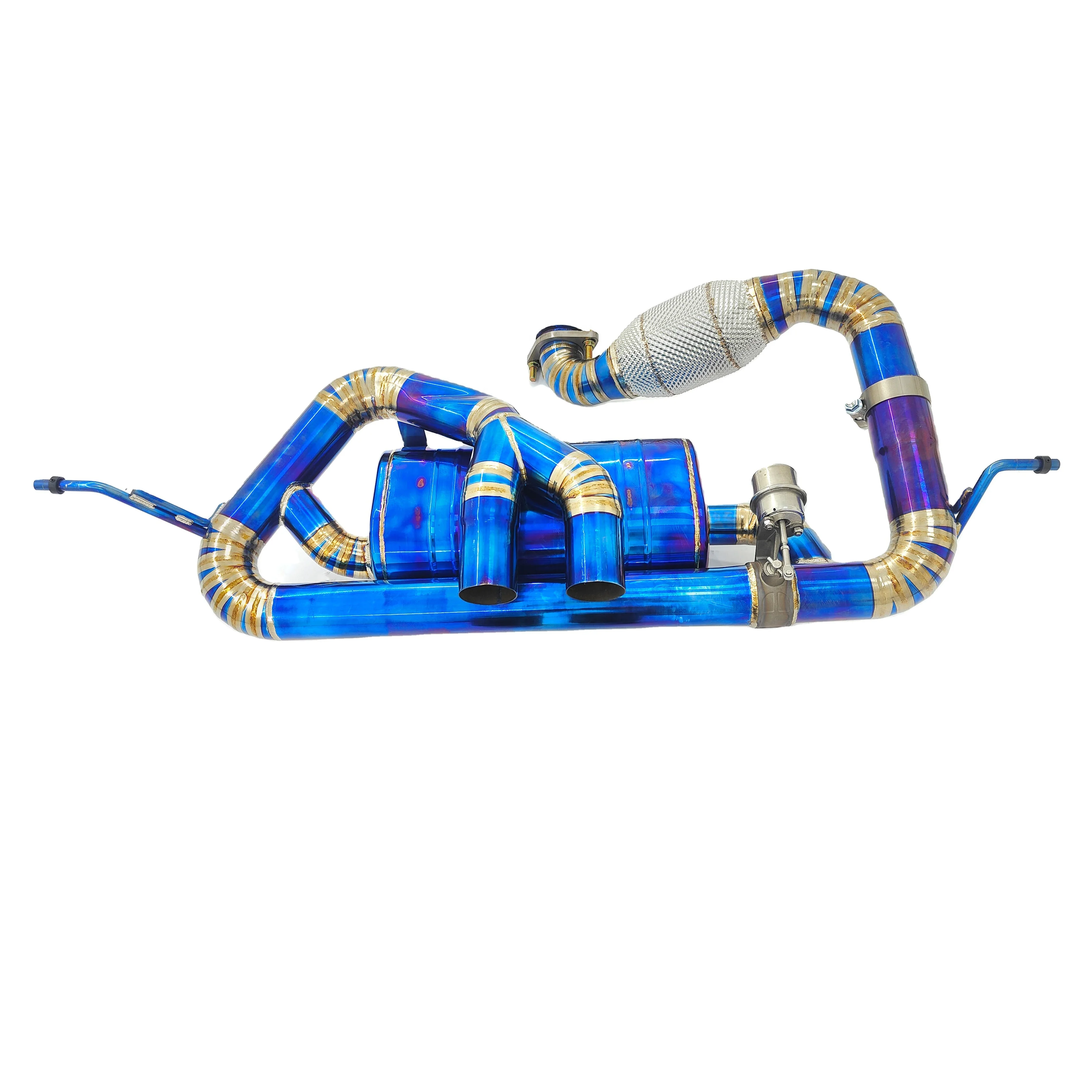 CSZ Valved Sport Titanium Exhaust for Lotus Evora S 3.5L Blue Burnt Straight Pipe Muffler Exhaust
CSZ Valved Sport Titanium Exhaust for Lotus Evora S 3.5L Blue Burnt Straight Pipe Muffler Exhaust