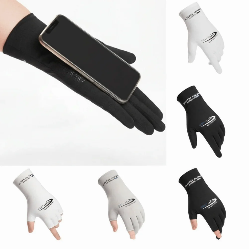 Thin Ice Silk Men Women Gloves Breathable Sun Protection Fishing Gloves Comfortable Unisex Summer Cycling Gloves Outdoor sports
Thin Ice Silk Men Women Gloves Breathable Sun Protection Fishing Gloves Comfortable Unisex Summer Cycling Gloves Outdoor sports