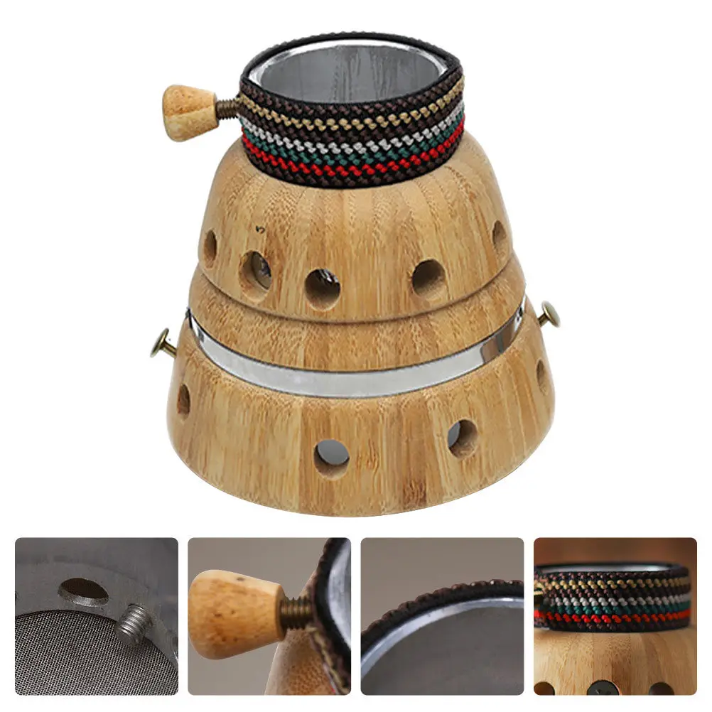 Mini Bamboo Moxibustion Box Portable Moxa Stick Burner Holder with Fireproof Ring Securing Clip for Body Massage Moxa Heating
Mini Bamboo Moxibustion Box Portable Moxa Stick Burner Holder with Fireproof Ring Securing Clip for Body Massage Moxa Heating