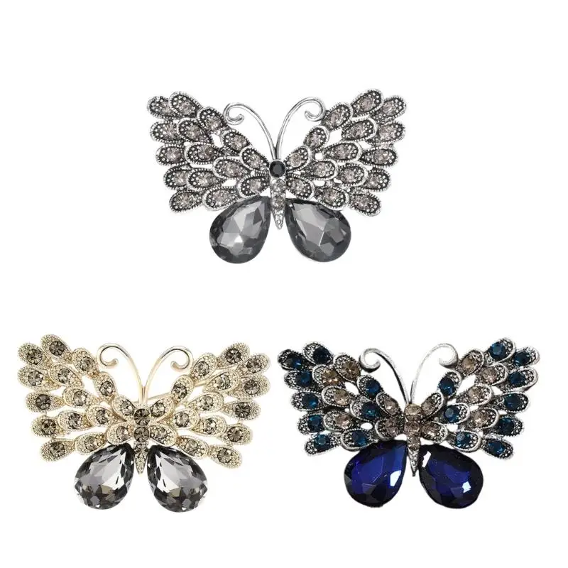 A52E Shimmering Rhinestones Butterfly Pin Fashionable Animal Badge Clothes Accessory Casual Wear Decoration For Ladies
A52E Shimmering Rhinestones Butterfly Pin Fashionable Animal Badge Clothes Accessory Casual Wear Decoration For Ladies