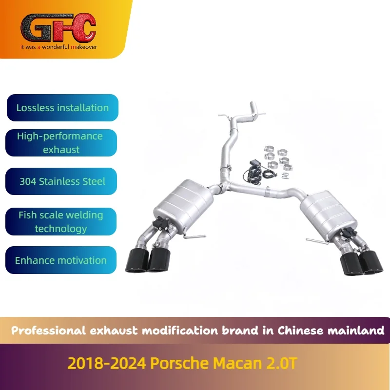 GFC Catback Exhaust System for 2018-2024 Porsche Macan 2.0T High-Performance Variable Valve with Mufflers And Tips
GFC Catback Exhaust System for 2018-2024 Porsche Macan 2.0T High-Performance Variable Valve with Mufflers And Tips