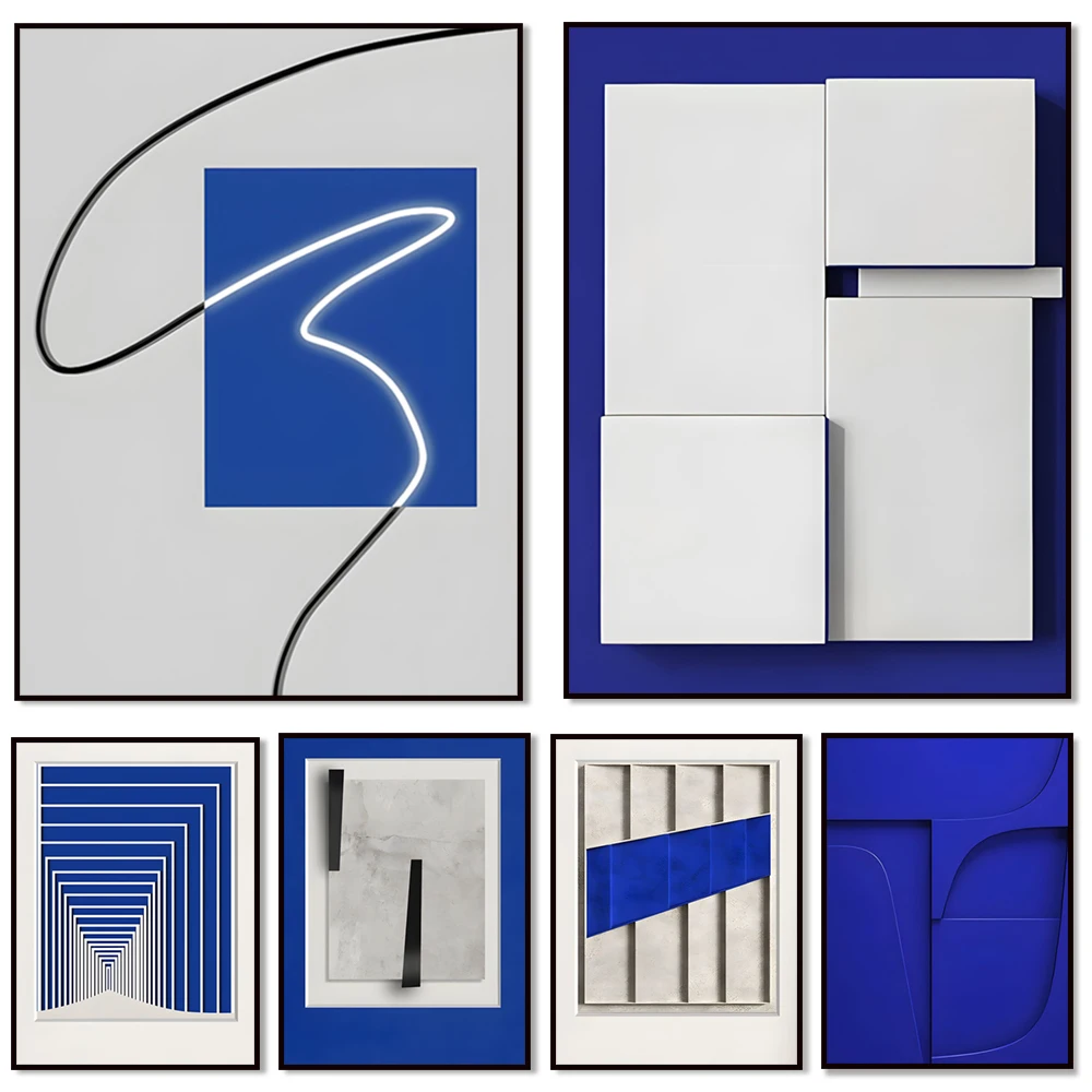 Blue and white abstract texture print art poster and canvas print wall art picture suitable for living room home decoration
Blue and white abstract texture print art poster and canvas print wall art picture suitable for living room home decoration