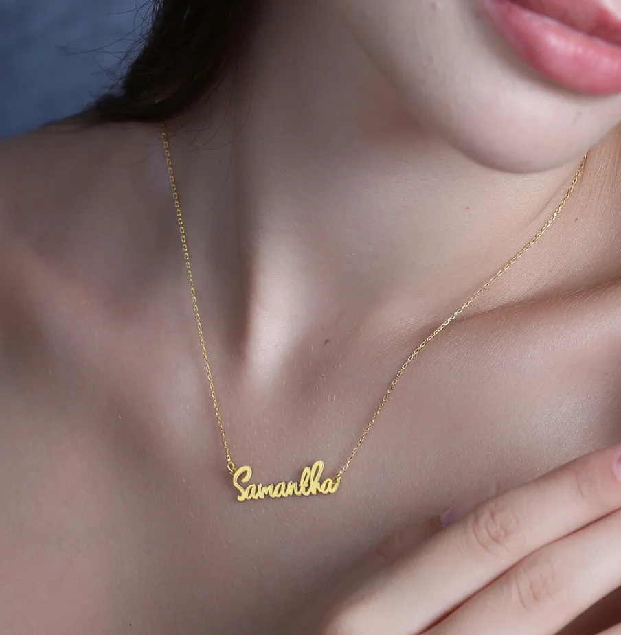 Customized Jewelry Name Necklace Stainless Steel Personalized Jewelry Children's Christmas Gift Women's Christmas Gift
Customized Jewelry Name Necklace Stainless Steel Personalized Jewelry Children's Christmas Gift Women's Christmas Gift