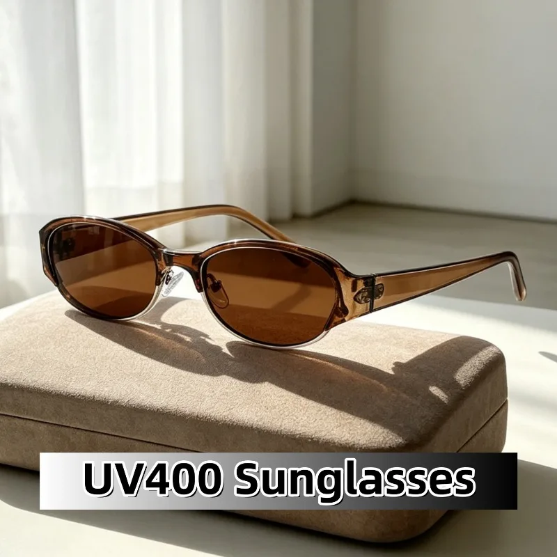 Stylish Oval Metal Frame Cat-Eye UV400 Sunglasses Retro Ultralight Comfortable Eyeglasses Outdoor Street Style Sunscreen Eyewear
Stylish Oval Metal Frame Cat-Eye UV400 Sunglasses Retro Ultralight Comfortable Eyeglasses Outdoor Street Style Sunscreen Eyewear