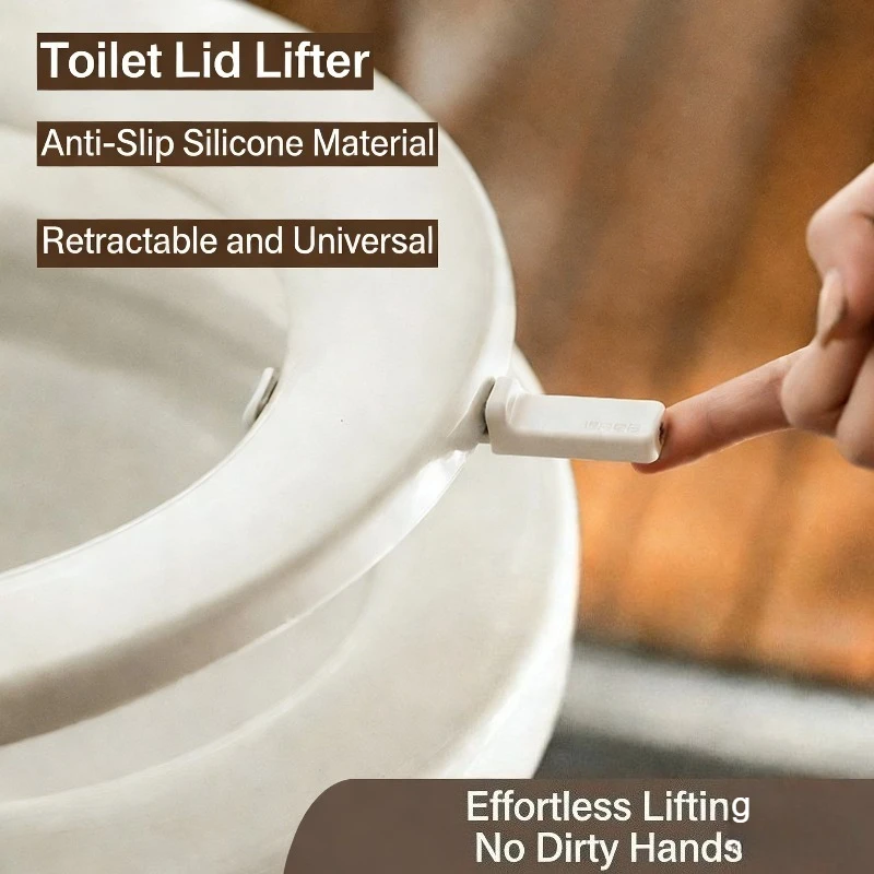 Bathroom Toilet Lid Holder, Portable Plastic Toilet Seat Lift, Extendable, Labor-saving, Non Dirty Hand Toilet Accessories
Bathroom Toilet Lid Holder, Portable Plastic Toilet Seat Lift, Extendable, Labor-saving, Non Dirty Hand Toilet Accessories