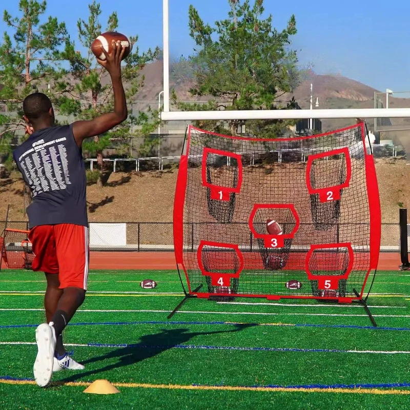 Five Holes Rugby Training Net Sturdy Durable Rugby Training Nets Outdoors Stable Baseballs Trainer Professional Sports Equipment
Five Holes Rugby Training Net Sturdy Durable Rugby Training Nets Outdoors Stable Baseballs Trainer Professional Sports Equipment