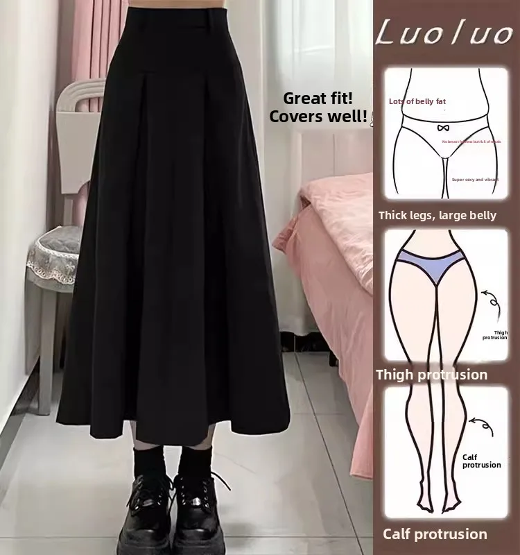 High Waist A-Line Skirt for Women Pleated Bodycon Midi Skirt plus Size Korean Style Pure Color Spring Autumn College Sty...
High Waist A-Line Skirt for Women Pleated Bodycon Midi Skirt plus Size Korean Style Pure Color Spring Autumn College Sty...