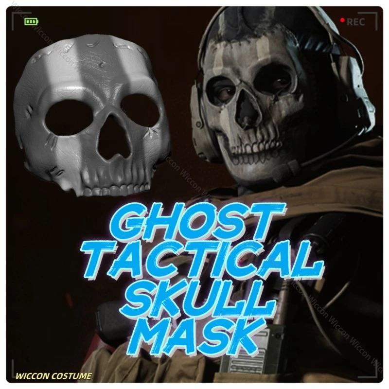 Horror Face Mask Call of Duty Ghost Tactical Skull Mask Halloween Perform Party Masquerade Prop Helmet Cosplay Headgear
Horror Face Mask Call of Duty Ghost Tactical Skull Mask Halloween Perform Party Masquerade Prop Helmet Cosplay Headgear