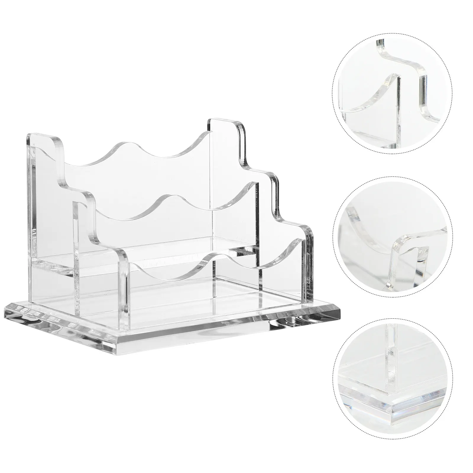 Sturdy Polished Acrylic Business Card Display Stand Compact Desktop Organizer for Visiting Cards Name Storage Holder Office
Sturdy Polished Acrylic Business Card Display Stand Compact Desktop Organizer for Visiting Cards Name Storage Holder Office