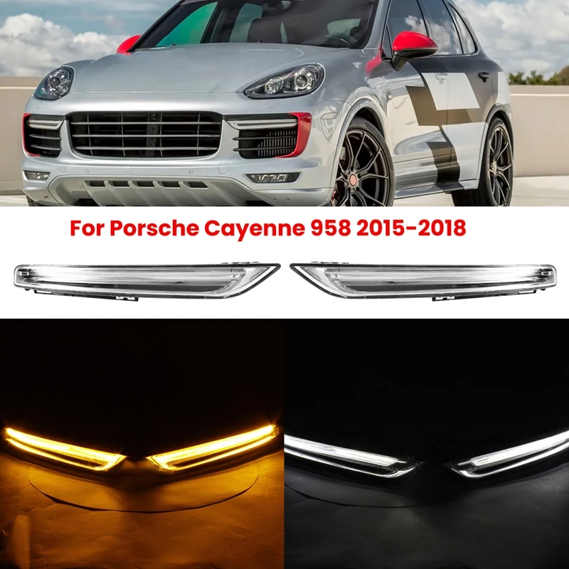 1 Set Replacement Parts For Porsche Cayenne 958 2015-2018 Car LED Daytime Running Lights Fog Light Lamp
1 Set Replacement Parts For Porsche Cayenne 958 2015-2018 Car LED Daytime Running Lights Fog Light Lamp