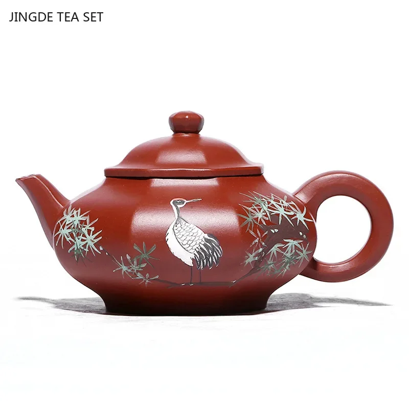 1pc 180ml Yixing Dahongpao tea pot Raw ore purple clay teapot home custom beauty tea maker zisha tea set
1pc 180ml Yixing Dahongpao tea pot Raw ore purple clay teapot home custom beauty tea maker zisha tea set