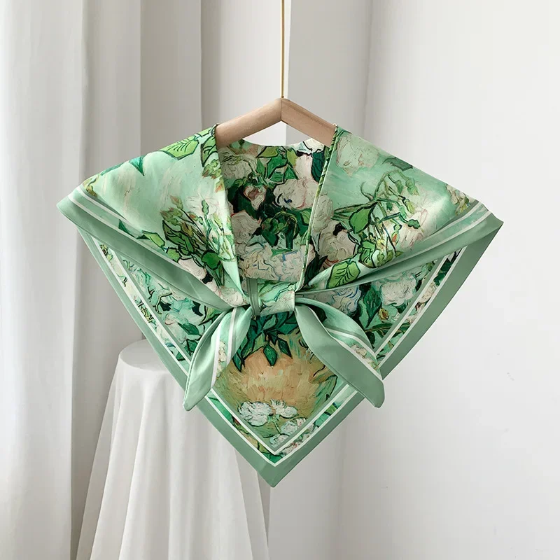 Oil Painting Simulation Scarf Shawl External Decoration Women's Summer Version Versatile shirt Stylish Sun Protection P2
Oil Painting Simulation Scarf Shawl External Decoration Women's Summer Version Versatile shirt Stylish Sun Protection P2