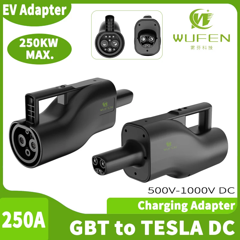 WUFEN Electric Car Fast GBT to NACS Charger Adapter 250A Super Fast Charging Station EV Connector GBT to Tesla Converter 250KW
WUFEN Electric Car Fast GBT to NACS Charger Adapter 250A Super Fast Charging Station EV Connector GBT to Tesla Converter 250KW