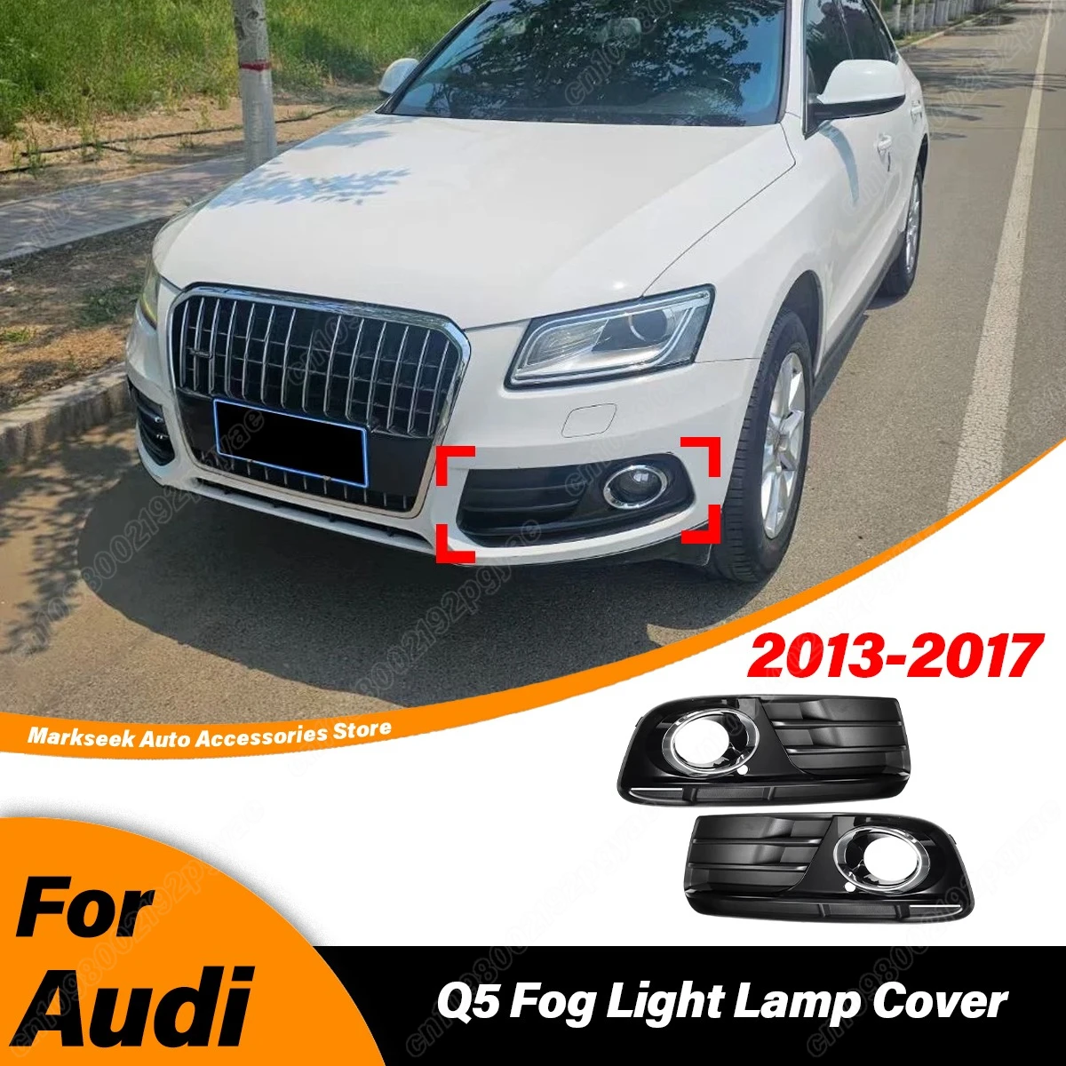 For Audi Q5 2013 2014 2015 2016 2017 Car Front Bumper Fog Light Frame Cover Light Cover Decoration Kit 8R0807681M, 8R0807682J
For Audi Q5 2013 2014 2015 2016 2017 Car Front Bumper Fog Light Frame Cover Light Cover Decoration Kit 8R0807681M, 8R0807682J