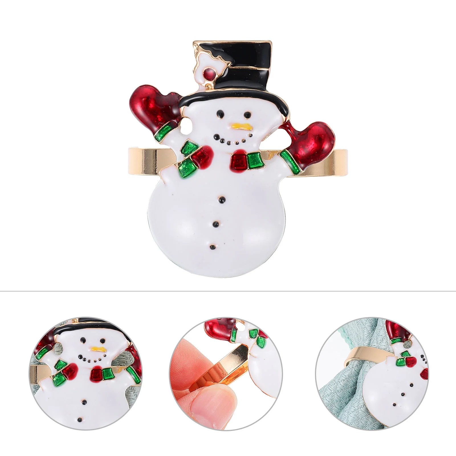 4 Pcs Snowman Napkin Buckle Modeling Christmas Holder Banquet Rings Fall Decor Xmas Buckles Dining Table Adornment Berry
4 Pcs Snowman Napkin Buckle Modeling Christmas Holder Banquet Rings Fall Decor Xmas Buckles Dining Table Adornment Berry