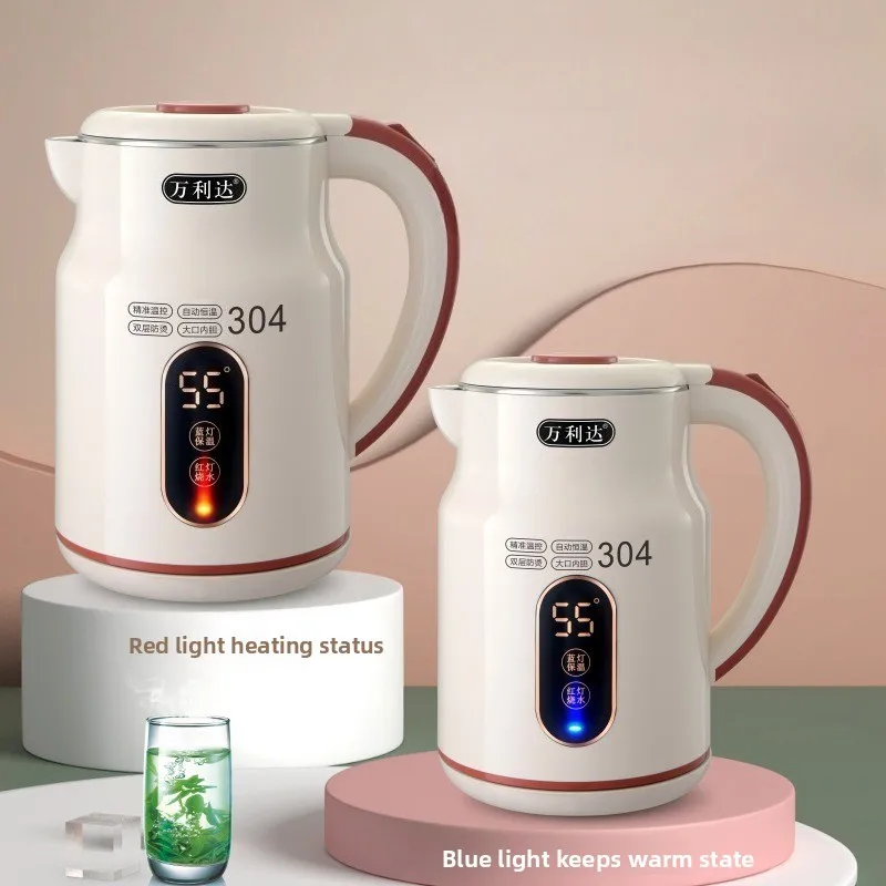 Smart Electric Kettle with 3L Large Capacity 24H Keep Warm 1500W Fast Boil Double Wall Anti Scald Design for Family Use
Smart Electric Kettle with 3L Large Capacity 24H Keep Warm 1500W Fast Boil Double Wall Anti Scald Design for Family Use