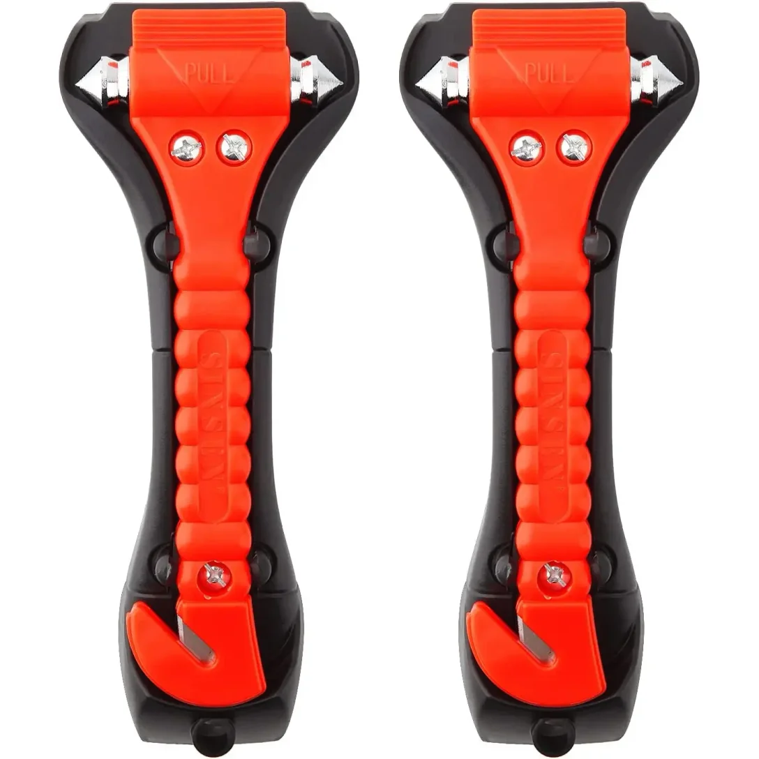 2pcs Vehicle Safety Hammer Emergency Break Window Glass Easy Use For Car Window Survival Life Rescue Tools Escape Tools
2pcs Vehicle Safety Hammer Emergency Break Window Glass Easy Use For Car Window Survival Life Rescue Tools Escape Tools