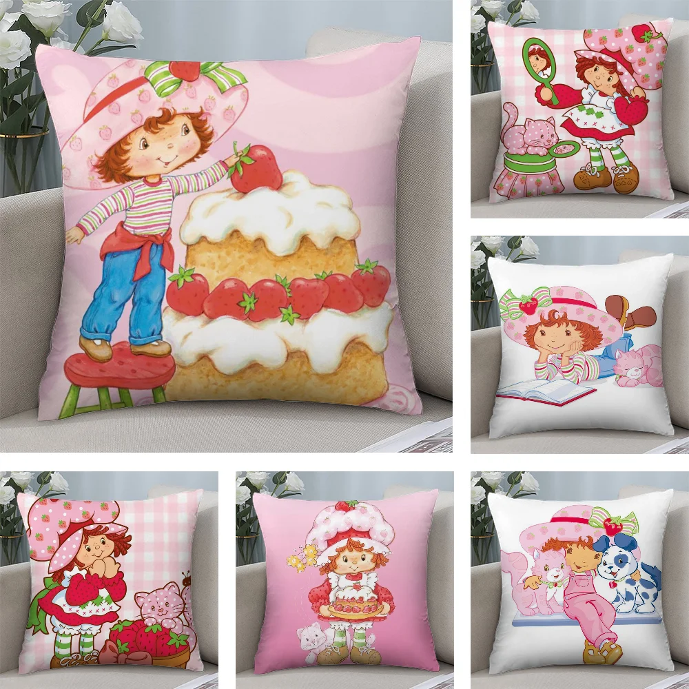 Cute Strawberry S_Shortcake Girl Pillow Case Plush Fabric Soft Double Sided Print Sofa Cushion Cover Throw Pillow Covers
Cute Strawberry S_Shortcake Girl Pillow Case Plush Fabric Soft Double Sided Print Sofa Cushion Cover Throw Pillow Covers