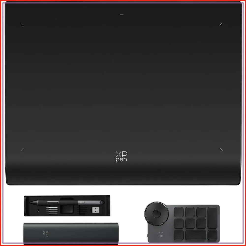 11 Inch Wireless Drawing Tablet with Stylus & Shortcut Remote, Bluetooth 5.0, 16K Pressure, Tilt Function, for Digital Art & Animation
11 Inch Wireless Drawing Tablet with Stylus & Shortcut Remote, Bluetooth 5.0, 16K Pressure, Tilt Function, for Digital Art & Animation