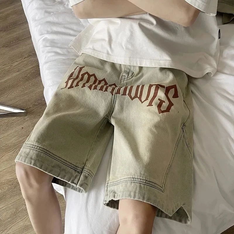 2026 New Men's American Vintage Denim Shorts Summer Distressed Washed Jodhpur Bermuda Shorts Baggy Y2K Streetwear
2026 New Men's American Vintage Denim Shorts Summer Distressed Washed Jodhpur Bermuda Shorts Baggy Y2K Streetwear