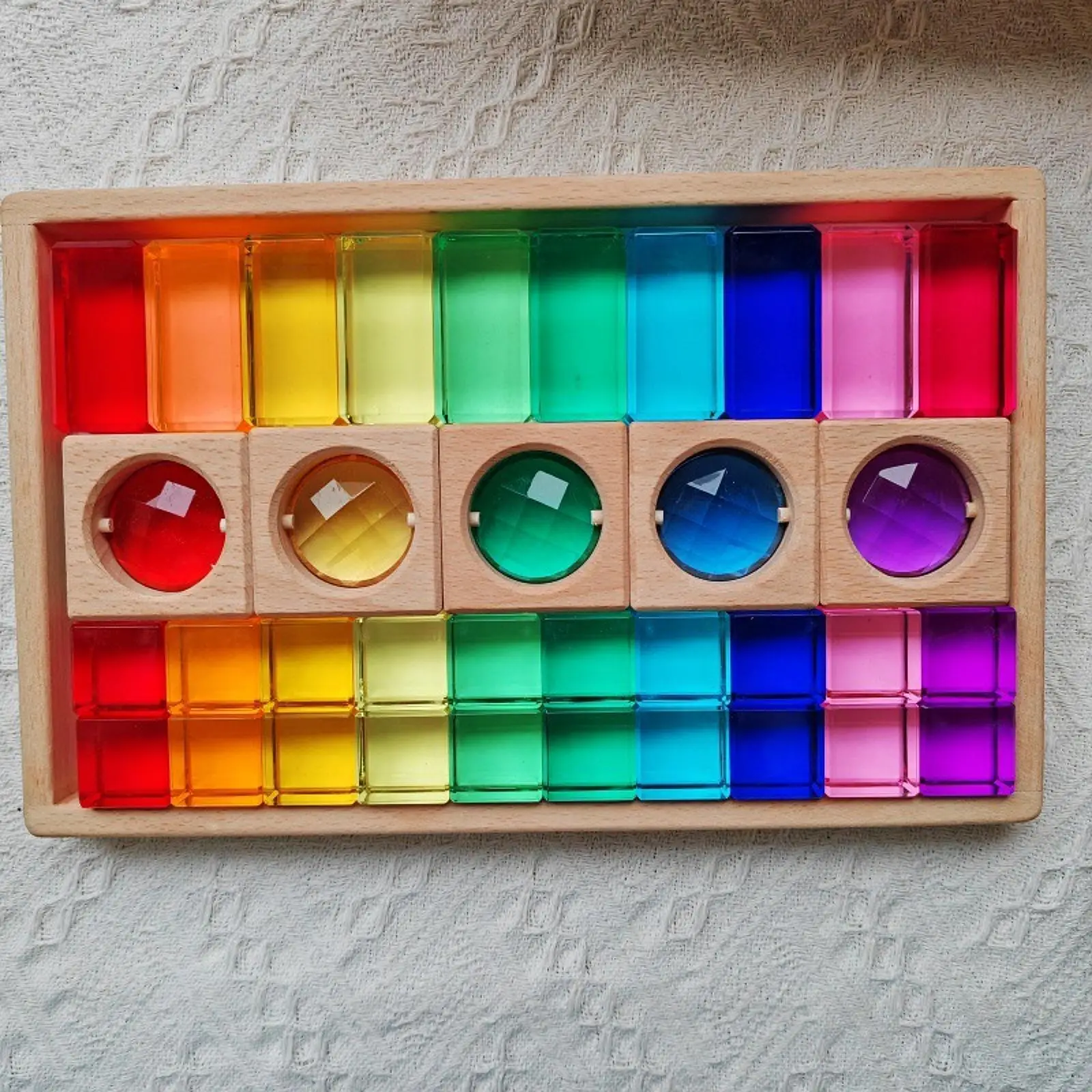 Acrylic GEM Stacking Blocks Translucent Sensory Colorful Construction Toy
Acrylic GEM Stacking Blocks Translucent Sensory Colorful Construction Toy