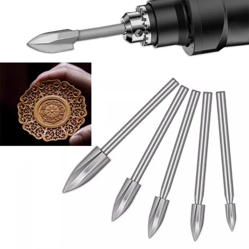 3mm Shank 3-8mm Milling Cutter White Steel Sharp Edges Woodworking Tools Three Blades Wood Carving Knives Wood Carving Drill Bit
3mm Shank 3-8mm Milling Cutter White Steel Sharp Edges Woodworking Tools Three Blades Wood Carving Knives Wood Carving Drill Bit
