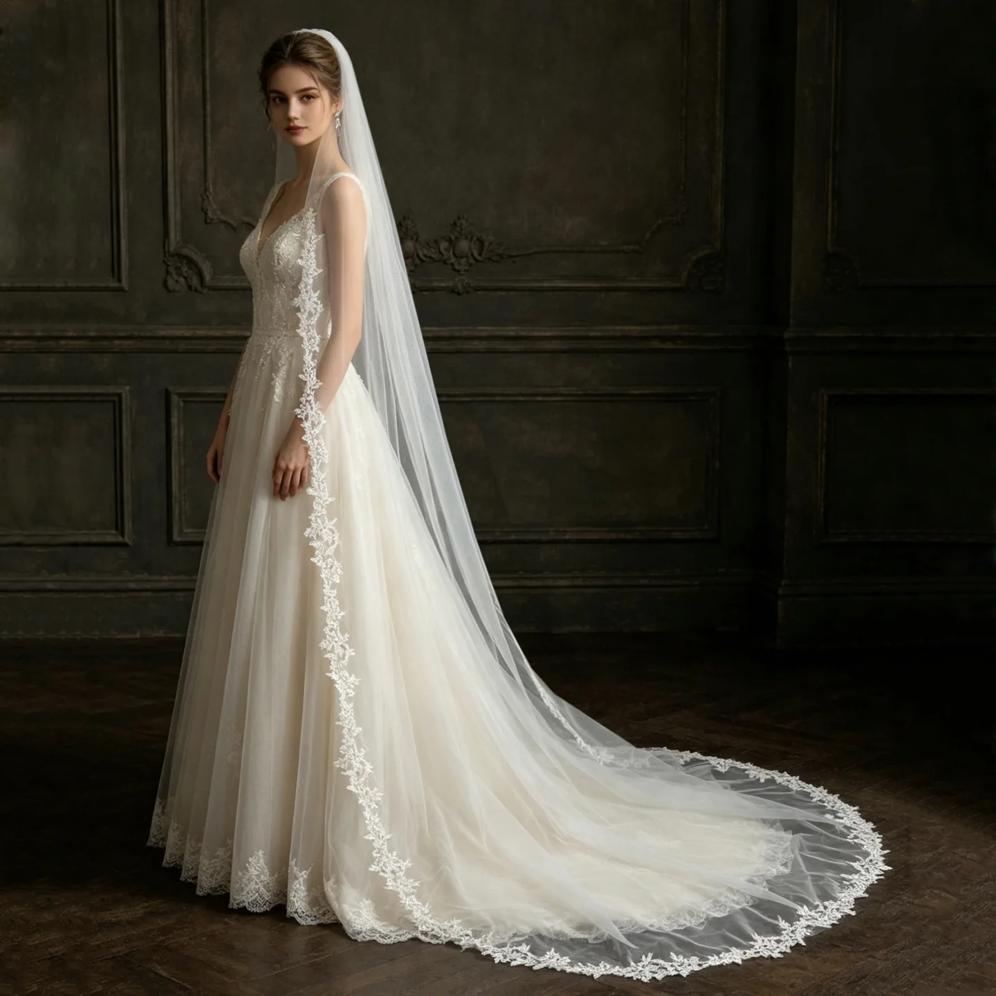 Elegant Ivory Wedding Veil with Comb Bridal Veil with Comb 1.5*2.8m Wedding Accessories
Elegant Ivory Wedding Veil with Comb Bridal Veil with Comb 1.5*2.8m Wedding Accessories