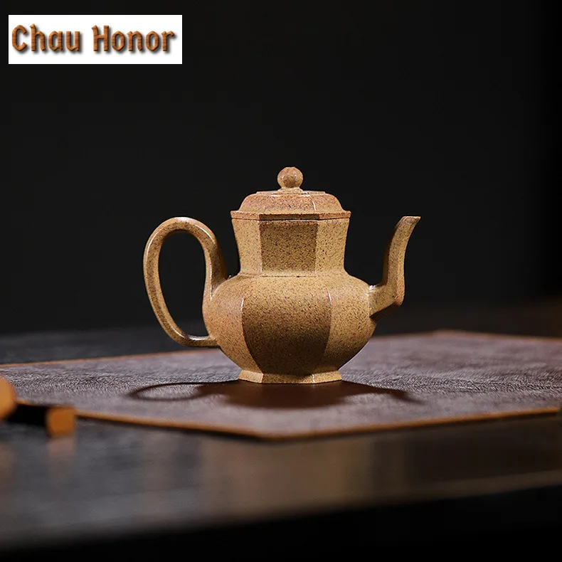 150ml High-end Yixing Purple Clay Teapots Handmade Magic Lamp Pot Raw Ore Wood-fired Mud Tea Brewing Kettle Chinese Zisha Teaset
150ml High-end Yixing Purple Clay Teapots Handmade Magic Lamp Pot Raw Ore Wood-fired Mud Tea Brewing Kettle Chinese Zisha Teaset