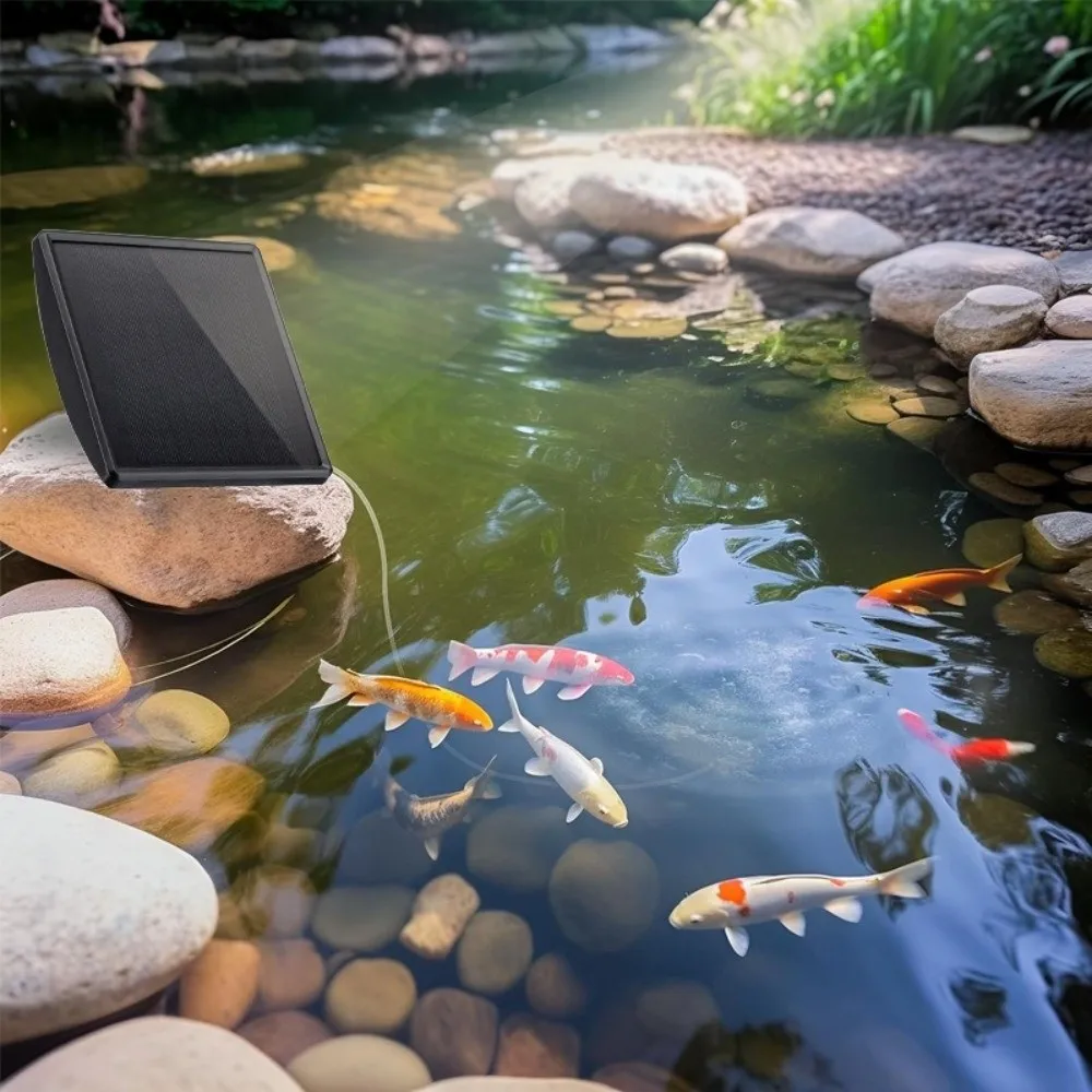 Low Noise Solar Oxygen Pump Durable High Efficiency Fish Tank Aerator Long Battery Life Solar/USB Powered Aquarium Air Pump Pond
Low Noise Solar Oxygen Pump Durable High Efficiency Fish Tank Aerator Long Battery Life Solar/USB Powered Aquarium Air Pump Pond