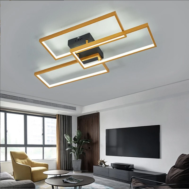 Modern LED Ceiling Lamp Creative Rectangular Chandelier For Living Room Bedroom Study Dining Room Interior Decoration Lamps
Modern LED Ceiling Lamp Creative Rectangular Chandelier For Living Room Bedroom Study Dining Room Interior Decoration Lamps