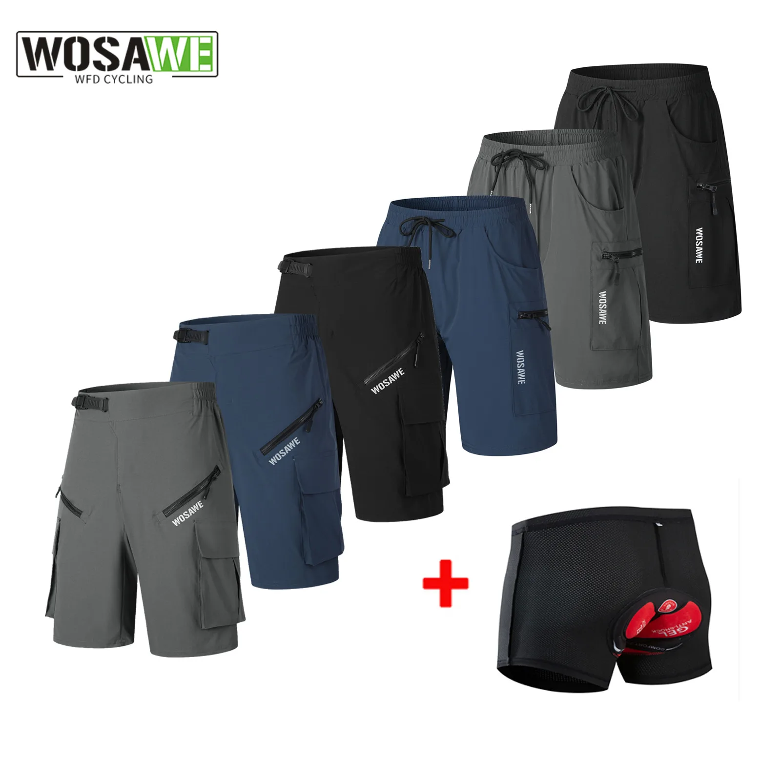 WOSAWE Men's Bicycle Shorts Breathable Summer Outdoor Sports Bike Shorts MTB Road Padded Underwear Cycling Shorts
WOSAWE Men's Bicycle Shorts Breathable Summer Outdoor Sports Bike Shorts MTB Road Padded Underwear Cycling Shorts