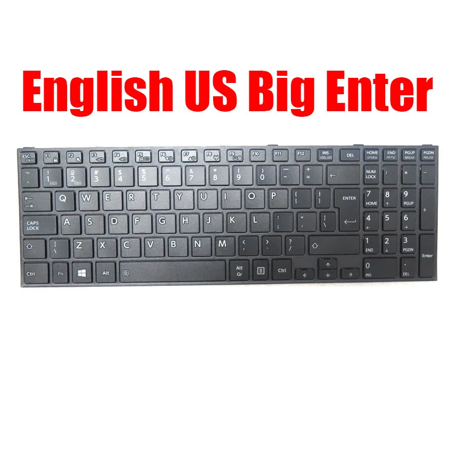 English US Laptop Keyboard For Toshiba For Tecra A50-C Big Enter Black Without Backlit&Pointing New
English US Laptop Keyboard For Toshiba For Tecra A50-C Big Enter Black Without Backlit&Pointing New