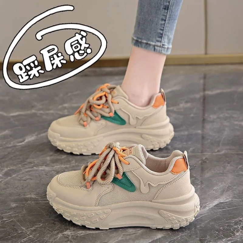 The 2025 new spring and summer women's shoes are versatile, height-increasing and popular mesh thick-soled casual sports shoes
The 2025 new spring and summer women's shoes are versatile, height-increasing and popular mesh thick-soled casual sports shoes