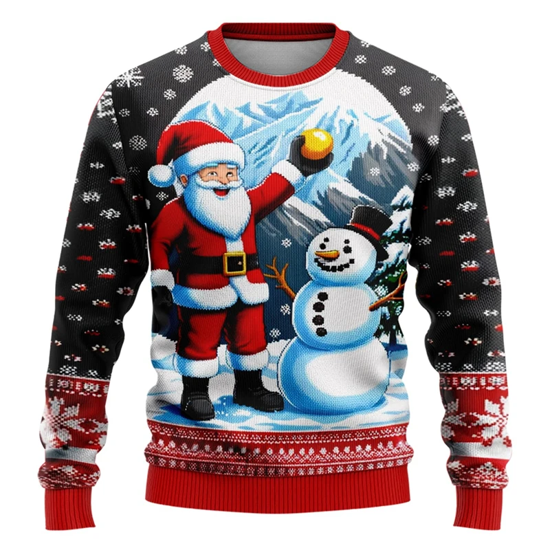 New 3D Printed Customized Christmas 2025 Sweaters Style Xmas Sweater Christmas Snowman Round Neck Custom Pullovers Women Tops
New 3D Printed Customized Christmas 2025 Sweaters Style Xmas Sweater Christmas Snowman Round Neck Custom Pullovers Women Tops