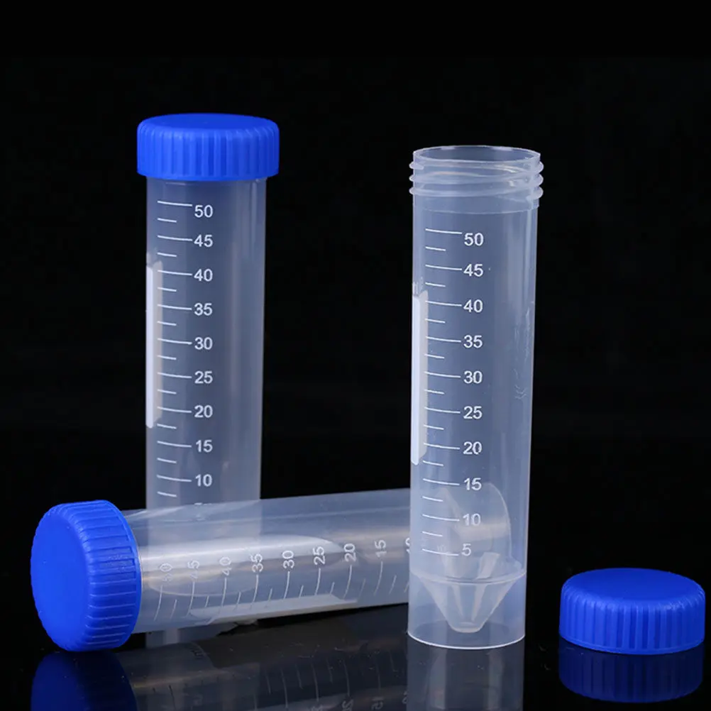 50Pcs Centrifuge Tubes Plastic Lab Use with Screw Cap Scale Design Efficient Sample Sealing Centrifugal Test Tubes
50Pcs Centrifuge Tubes Plastic Lab Use with Screw Cap Scale Design Efficient Sample Sealing Centrifugal Test Tubes
