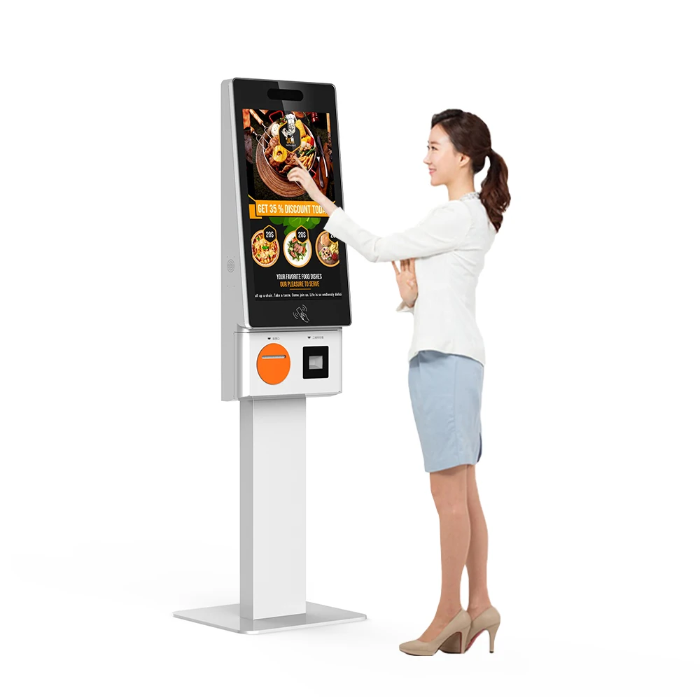 Restaurant Food Self-service Ordering Machine With Thermal Printer Touch Screen Payment Terminal Kiosk
Restaurant Food Self-service Ordering Machine With Thermal Printer Touch Screen Payment Terminal Kiosk