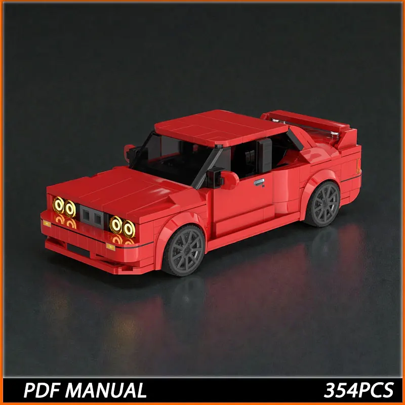 MOC Racing Car City Sports M3 E30 Series Building Blocks Bricks Set Kids Supercar Creative Vehicle Garage Toy 354PCS
MOC Racing Car City Sports M3 E30 Series Building Blocks Bricks Set Kids Supercar Creative Vehicle Garage Toy 354PCS