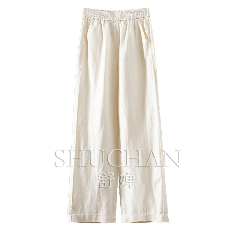 Lyocell Linen Elastic High-waisted Straight Pants Women 30B2 Pantalones De Mujer2025 Summer Trousers
Lyocell Linen Elastic High-waisted Straight Pants Women 30B2 Pantalones De Mujer2025 Summer Trousers