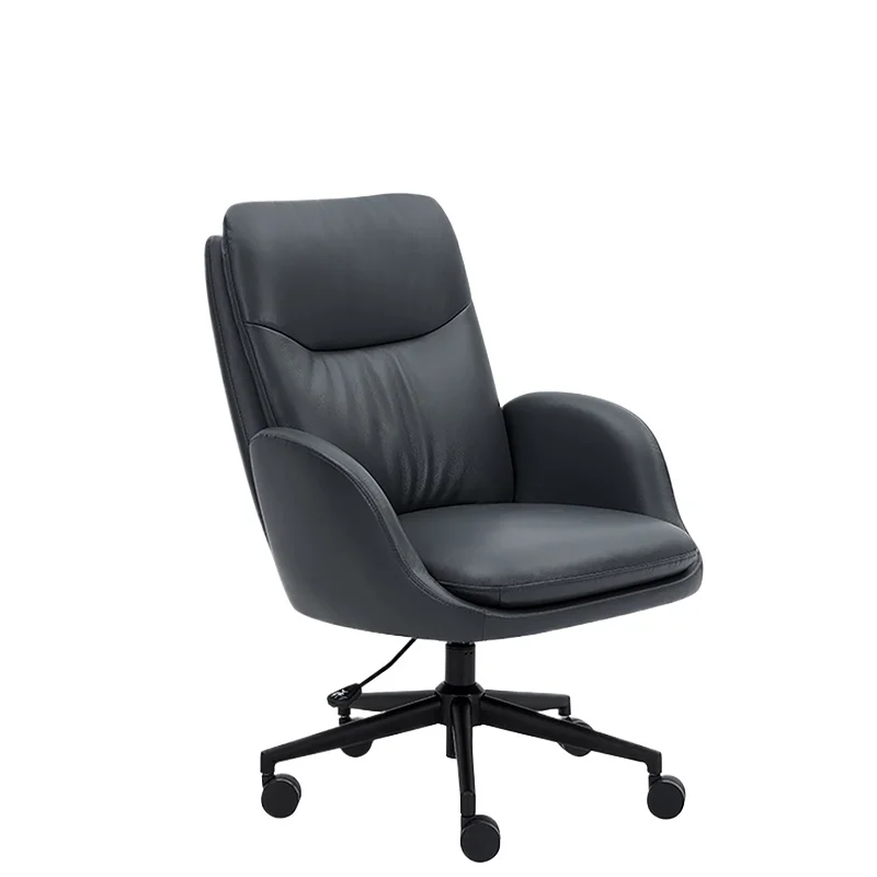 Modern simple imported first-layer cowhide single office chair computer chair sedentary and comfortable
Modern simple imported first-layer cowhide single office chair computer chair sedentary and comfortable
