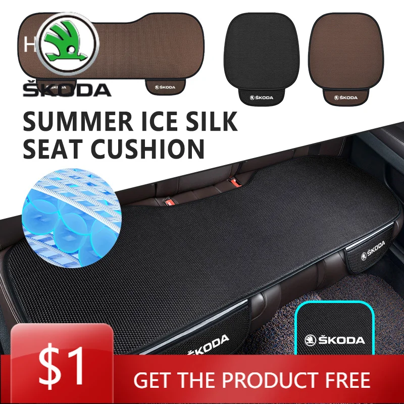 Car Sticker For Skoda Ice Silk Car Seat Cover Summer Breathable Car Seat Cushion Protector Fabia Kodiaq Kamiq Superb Yeti Octavi
Car Sticker For Skoda Ice Silk Car Seat Cover Summer Breathable Car Seat Cushion Protector Fabia Kodiaq Kamiq Superb Yeti Octavi